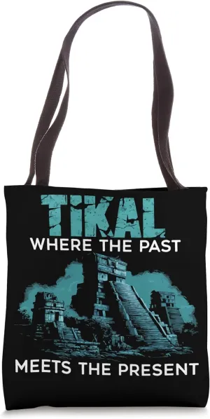 Tikal Ancient Maya Civilization Mayan Pyramid Guatemala Tote Bag