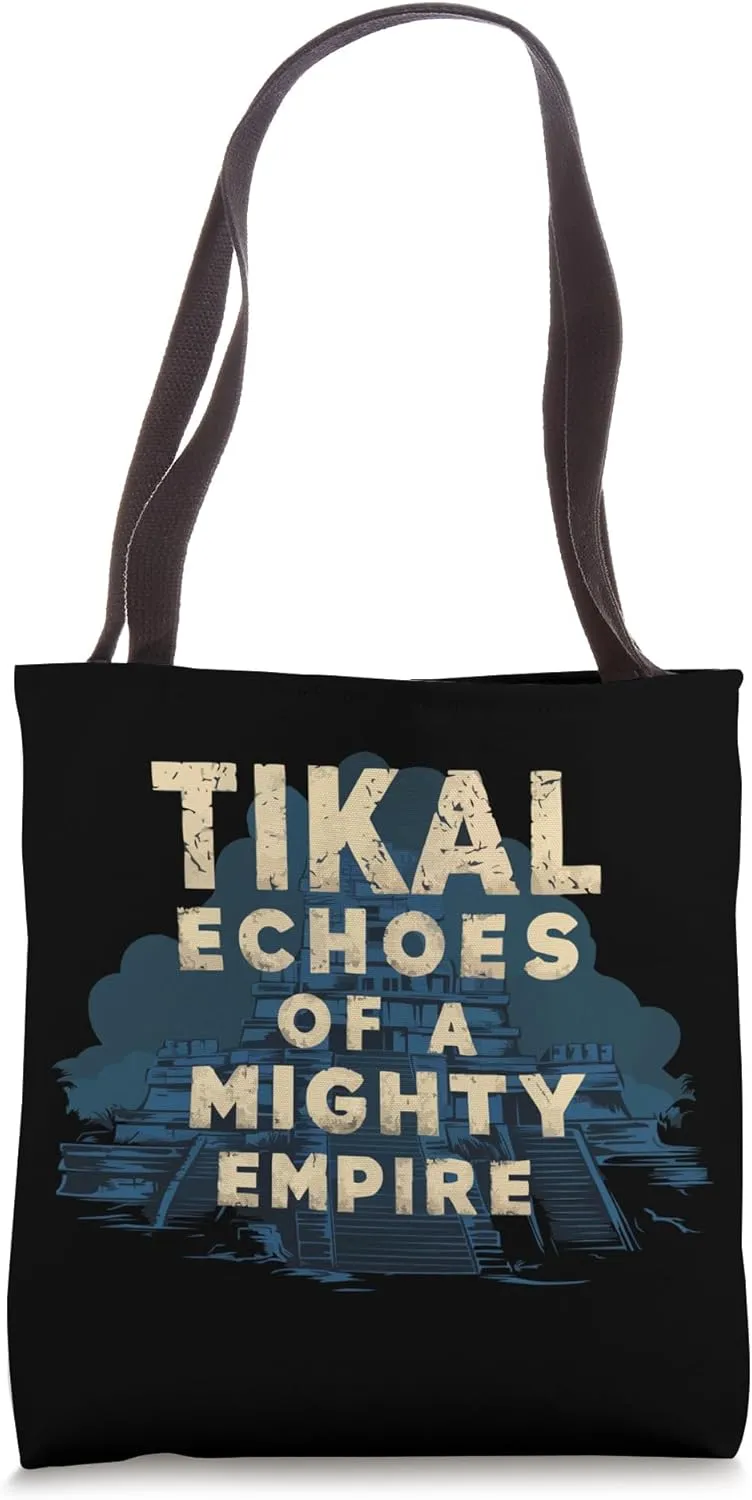 Tikal Ancient Maya Civilization Mayan Pyramid Guatemala Tote Bag