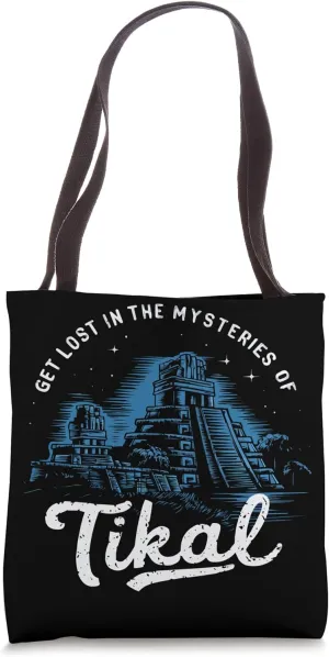 Tikal Ancient Maya Civilization Mayan Pyramid Guatemala Tote Bag