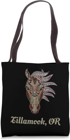 Tillamook, Oregon Geometric Tribal Country Art Tote Bag