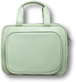 Toiletry Bag for Women Men, Waterproof Makeup Cosmetic Bag Travel Organizer Travel Bag (Green with long handle)