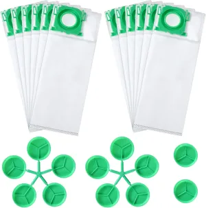 Tondiamo 12 Pcs Vacuum Cleaner Bags Compatible with Sebo K Series Sebo x Series X1 X2 X3 X4 X5 Extra Pet Xp2 Xp3 5093er Airbelt K Windsor Sensor X1 X2 X3 X4 X5