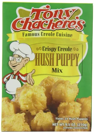 Tony Chachere's Creole Hush Puppy Mix, 9.5-Ounce Bags (Pack of 12)