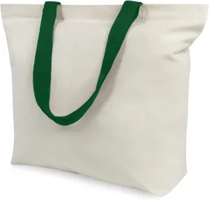 TOPDesign 6-Pack Canvas Tote Bags with Magnetic Snap, Reusable Grocery Shopping Bags, DIY Your Creative Designs