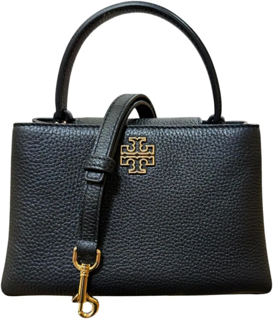 Tory Burch Britten Mini Satchel (Black)