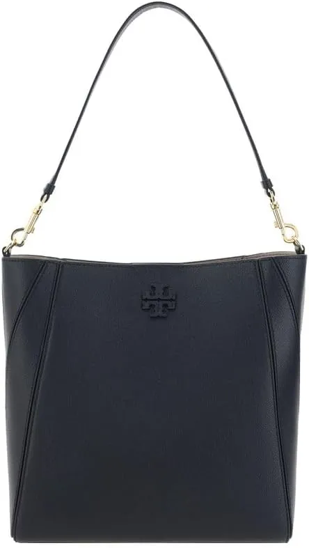 Tory Burch Women's Mcgraw Bucket Handbag Black