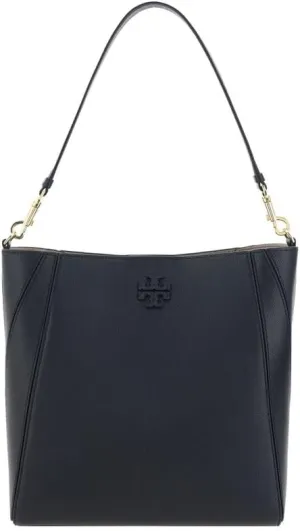 Tory Burch Women's Mcgraw Bucket Handbag Black