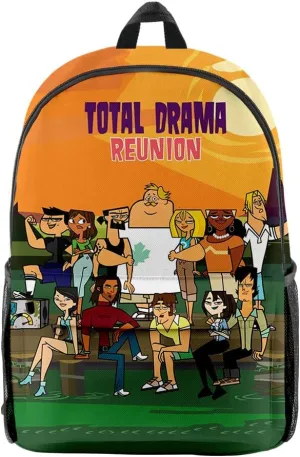 Total Drama backpack Denim bag Oxford Cloth Travel Bag Casual Unisex Stylish TV Series Shoulder Bag (KA08004,One size)