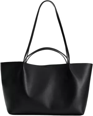 Tote Bag for Women 2025 Large Shoulder Bags PU Leather Weekender Bag Shopper Handbags Travel Purse Buckle Design