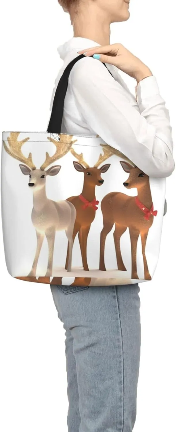 Tote Bag for Women Abstract Gray Shoulder Bag with Zipper Handbag Large Capacity Reusable Grocery Bag