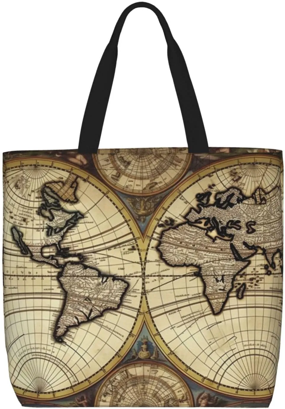 Tote Bag for Women Beach Sunrise Shoulder Bag with Zipper Handbag Large Capacity Reusable Grocery Bag