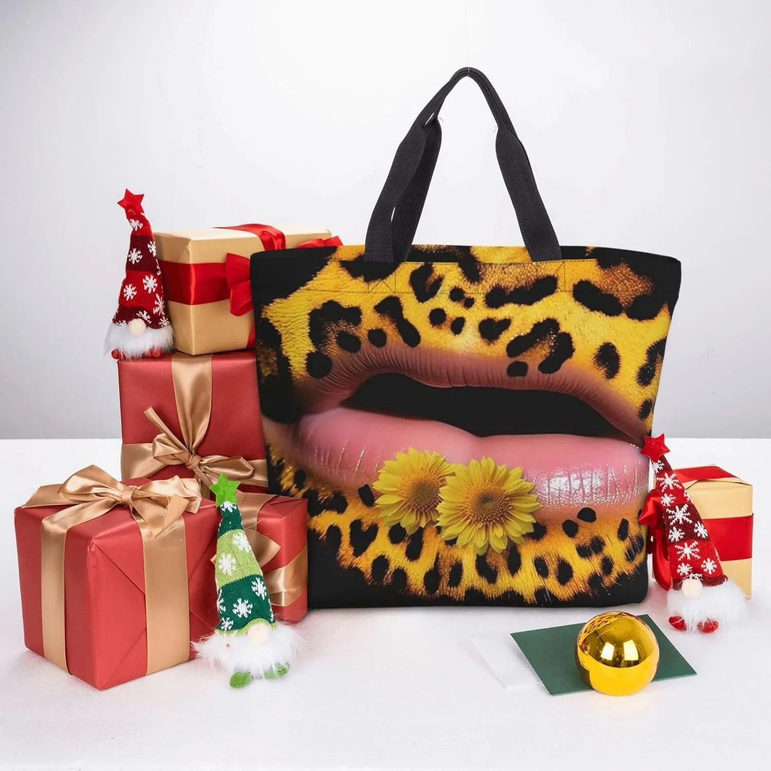 Tote Bag for Women Computer technology Shoulder Bag with Zipper Handbag Large Capacity Reusable Grocery Bag