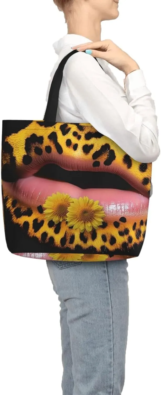 Tote Bag for Women Computer technology Shoulder Bag with Zipper Handbag Large Capacity Reusable Grocery Bag