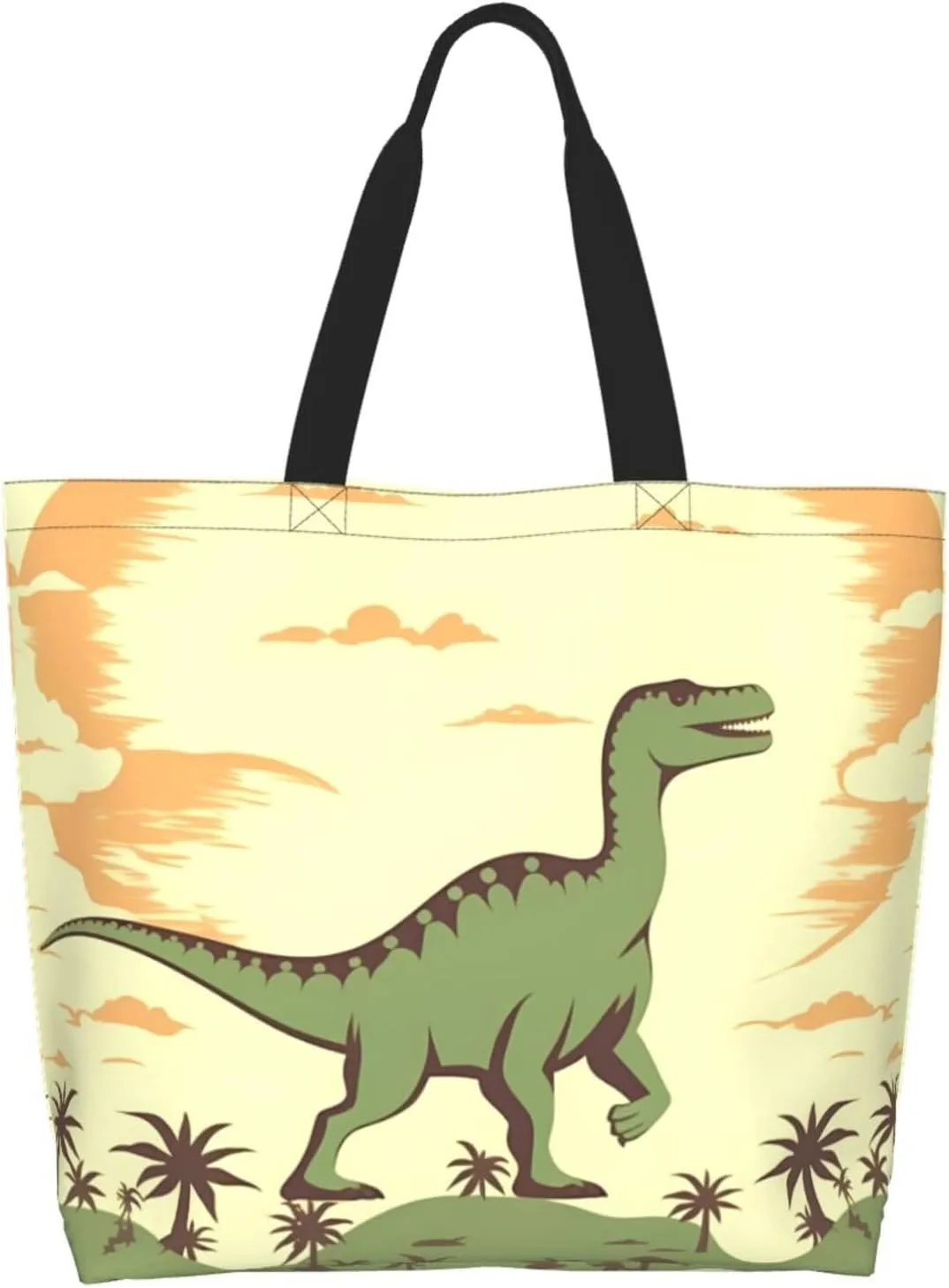 Tote Bag for Women Fairy Tale Castle Grocery Bag Foldable Shopping Bags Reusable Large Tote Bag