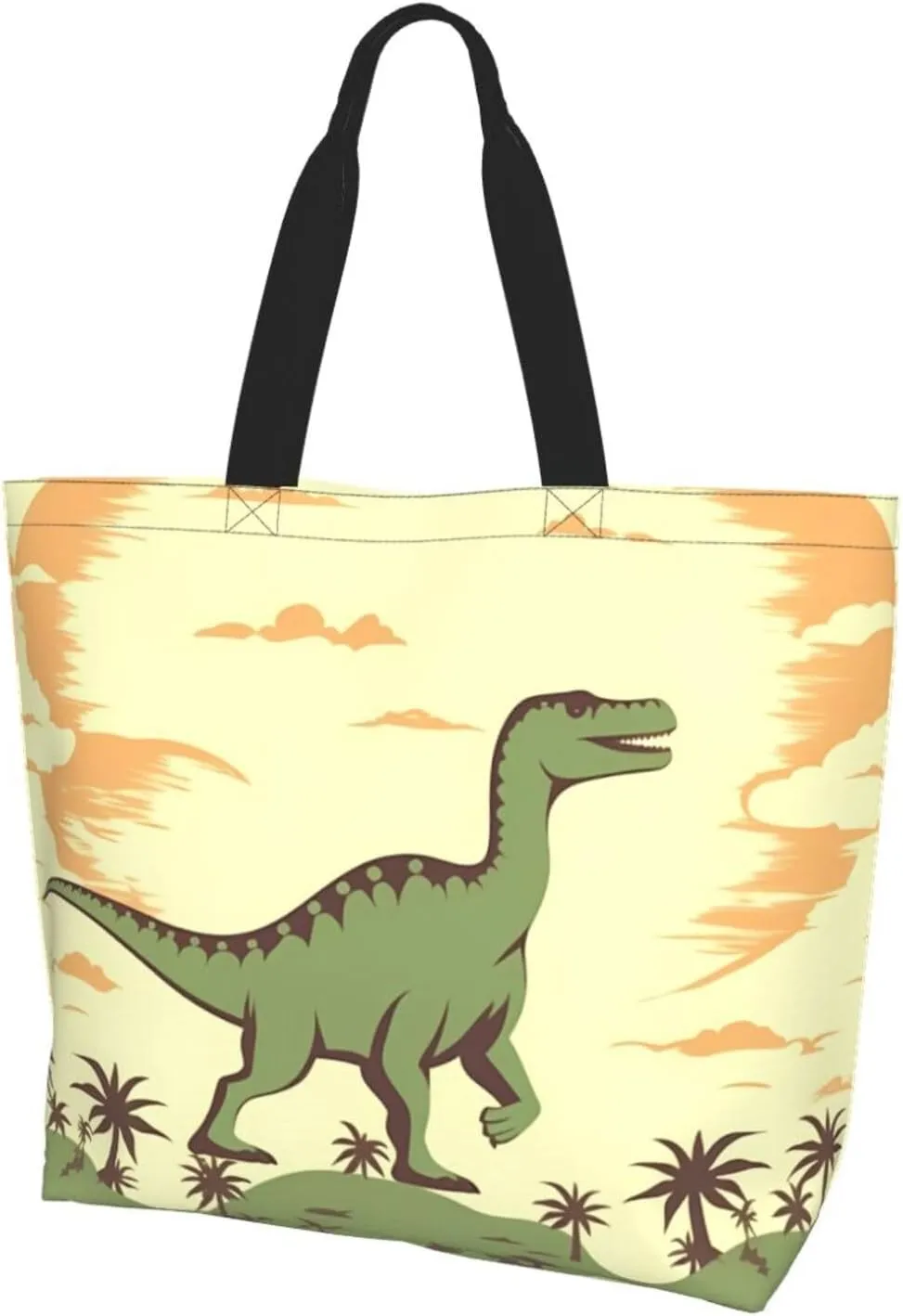 Tote Bag for Women Fairy Tale Castle Grocery Bag Foldable Shopping Bags Reusable Large Tote Bag