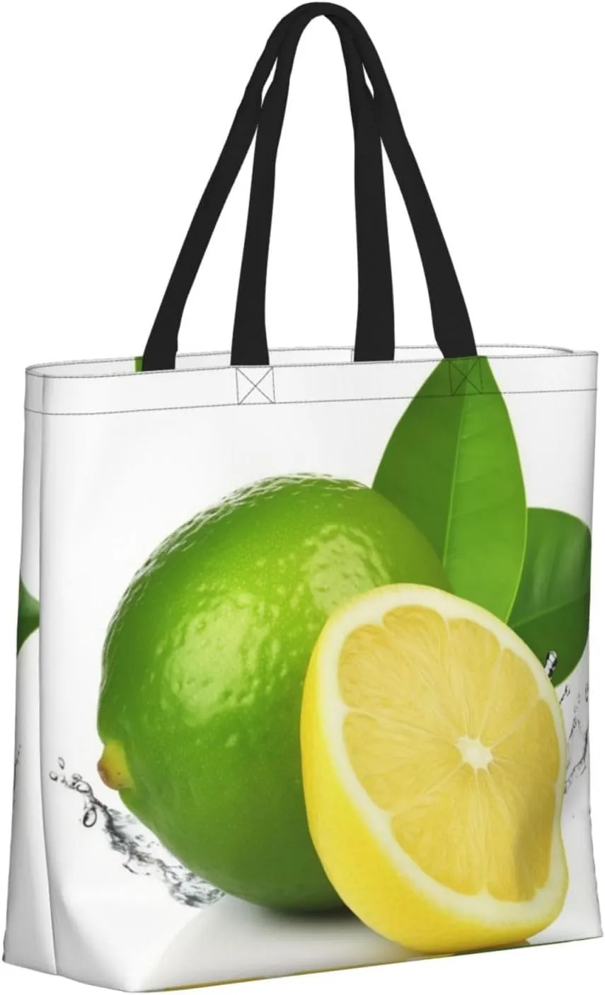 Tote Bag for Women Fire and water phoenix Shoulder Bag with Zipper Handbag Large Capacity Reusable Grocery Bag