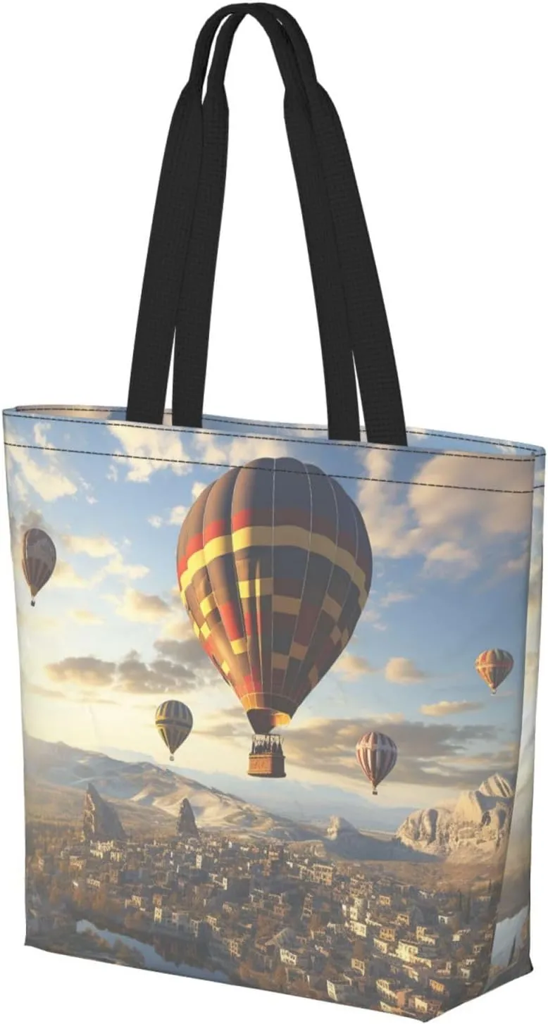 Tote Bag for Women Grocery Bag Reusable Shopping Bag black bird pattern Handbag Foldable Shoulder Bag