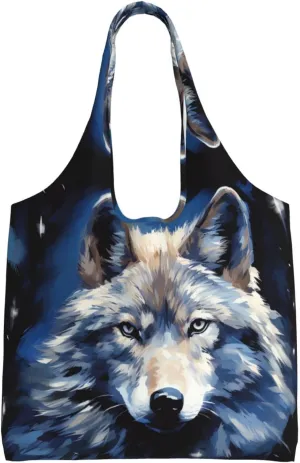 Tote Bag for Women Reusable Grocery Bag Canvas Shopping Bag Camomile pattern Handbag Foldable Shoulder Bag