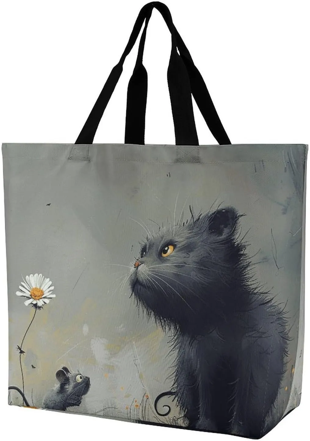 Tote Bag Grocery Bag for Women Shopping Bag Cat Pictures Handbags Beach Bag Shoulder Bag for Shopping