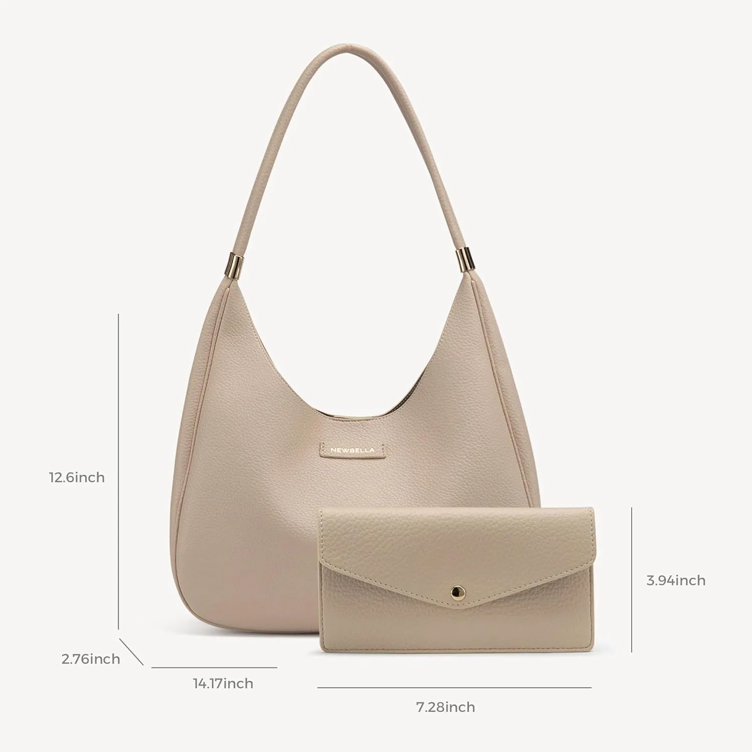 Tote Bags for Women, PU Leather Shoulder Crossbody Hobo with Magnetic Closure