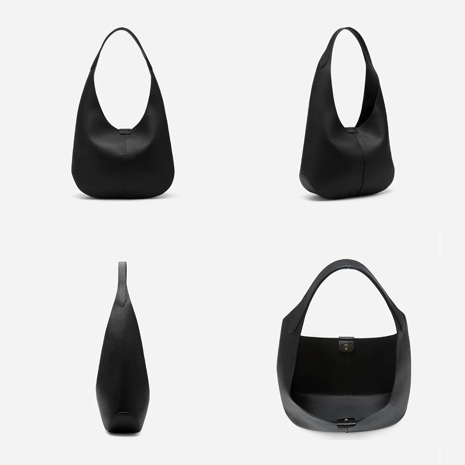 Tote Bags for Women, PU Leather Shoulder Crossbody Hobo with Magnetic Closure