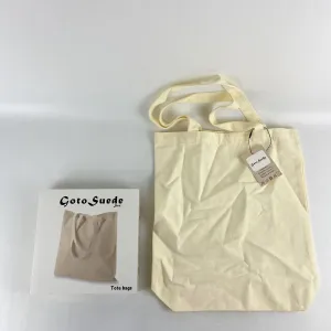Tote bags,15x16 inch with 27" long handle 5 Oz NATURAL color Recycled Cotton Tote Bags Sustainable Eco Friendly reusable grocery super strong great for promotion branding gift