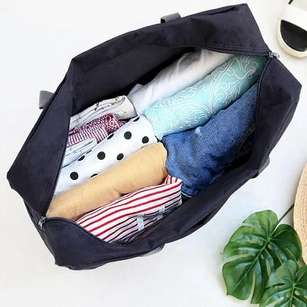 Travel Duffel Bag - Foldable Large Capacity Fashion Travel Bag, Sports Tote Gym Bag, Shoulder Weekender Overnight Bag for Women, Lightweight Carry On Bag Luggage Storage (style-01)