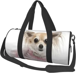 Travel Duffel Bag For Men Women-Chihuahua Dog Weekend Bag-Large Capacity Sport Gym Bag