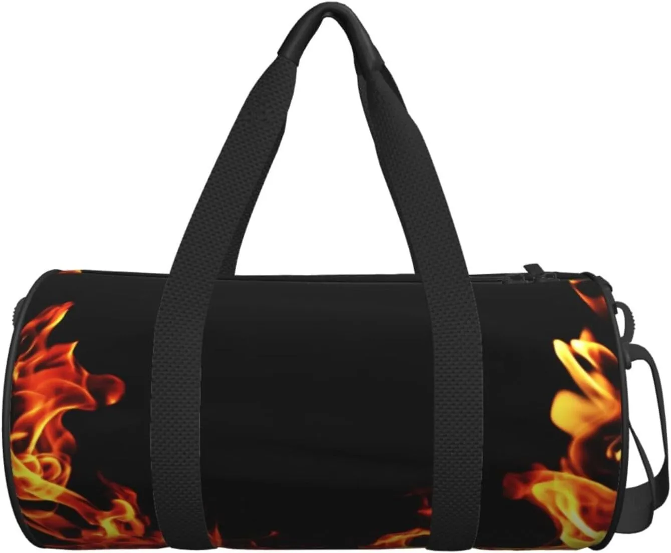 Travel Duffle Bag for Men Women, Flame Fire Hell Duffle Bags for Sport Gym Overnight Luggage
