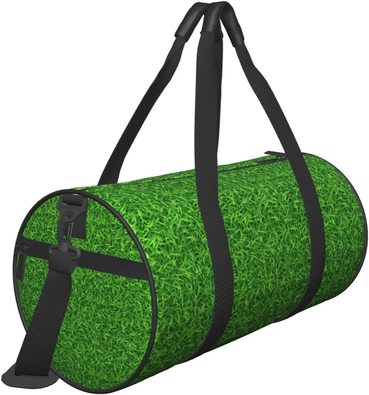 Travel Duffle Bag for Men Women, Green Grass Print Duffle Bags for Sport Gym Overnight Luggage