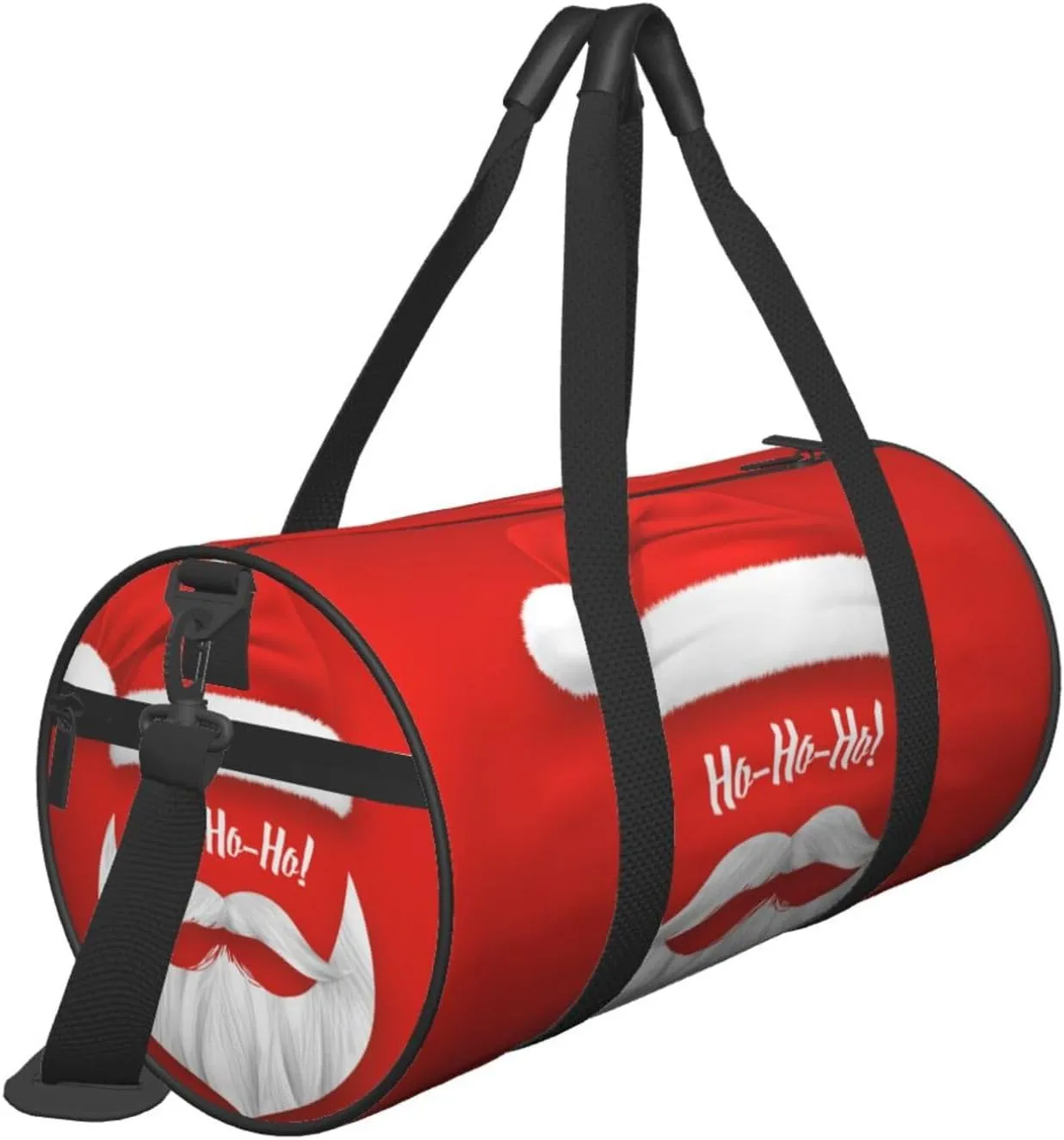 Travel Duffle Bag for Men Women, Santa Claus Christmas Duffle Bags for Sport Gym Overnight Luggage