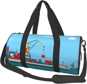Travel Duffle Bag for Men Women, Shipping Water Transport Duffle Bags for Sport Gym Overnight Luggage
