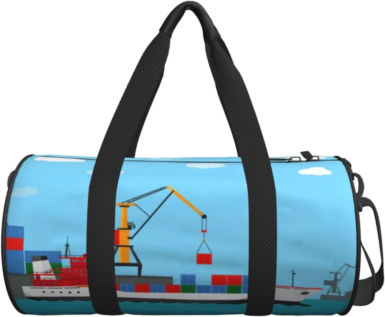 Travel Duffle Bag for Men Women, Shipping Water Transport Duffle Bags for Sport Gym Overnight Luggage