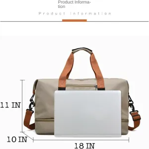 Travel Duffle Bag Waterproof Weekender Bag Carry On Tote Bags for Women, Duffel Bag Sport Gym Bag for Men Women Hospital Bag for Delivery Overnight Bag Luggage Bag (blue)