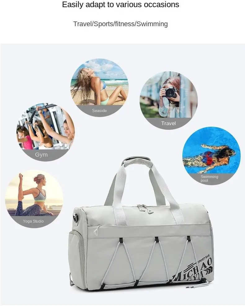 Travel Duffle Bag Waterproof Weekender Bag Carry On Tote Bags for Women, Duffel Bag Sport Gym Bag for Men Women Hospital Bag for Delivery Overnight Bag Luggage Bag (Green)
