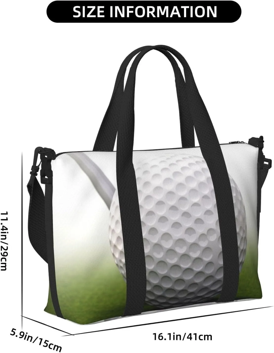 Travel Duffle Bag Weekender Bags for Men Women Adjustable Large Capacity Weekender Overnight Bag Carry On Tote Bags Waterproof Sport Gym Bag for Travel Yoga, Golf Ball, One Size