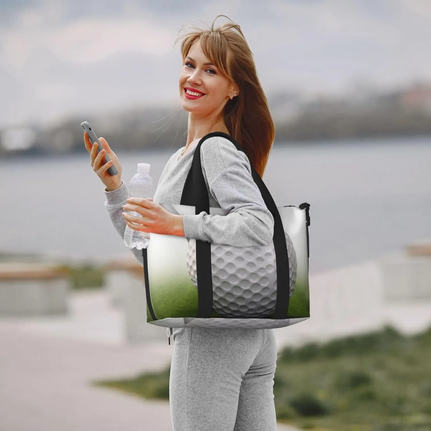 Travel Duffle Bag Weekender Bags for Men Women Adjustable Large Capacity Weekender Overnight Bag Carry On Tote Bags Waterproof Sport Gym Bag for Travel Yoga, Golf Ball, One Size