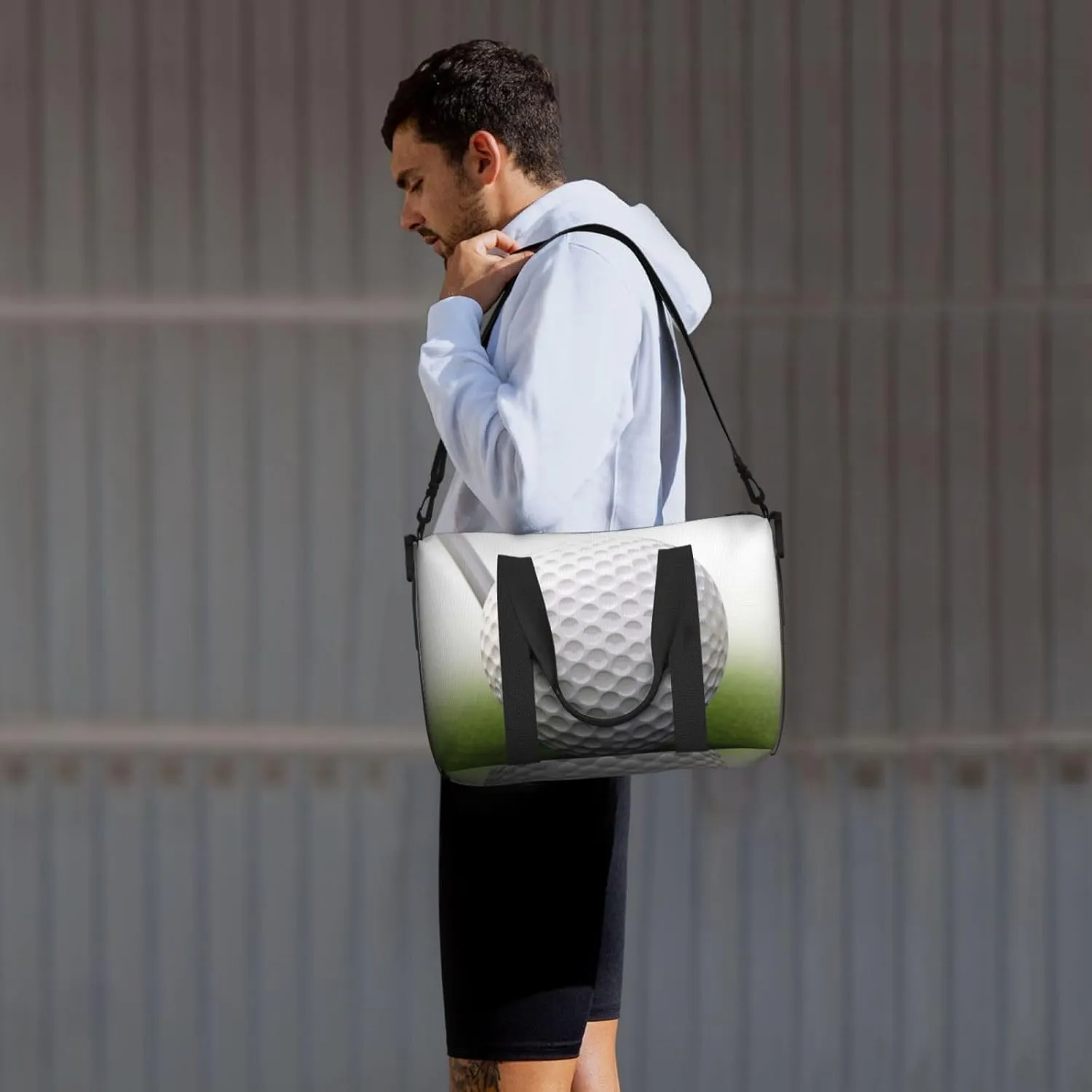 Travel Duffle Bag Weekender Bags for Men Women Adjustable Large Capacity Weekender Overnight Bag Carry On Tote Bags Waterproof Sport Gym Bag for Travel Yoga, Golf Ball, One Size