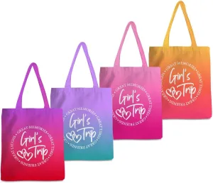 Travel Gifts, Weekend Vacation Trip Tote Bag, Weekender Bags for Women Friends, Friendship Gifts