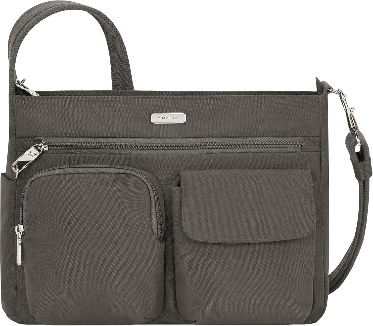 Travelon Anti-Theft Essentials Patch Pocket Crossbody Bag