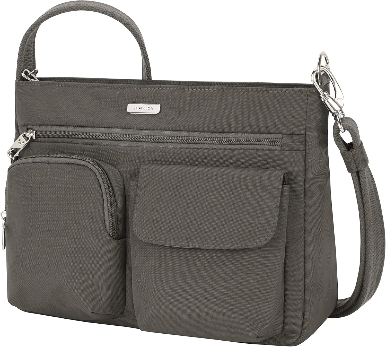 Travelon Anti-Theft Essentials Patch Pocket Crossbody Bag