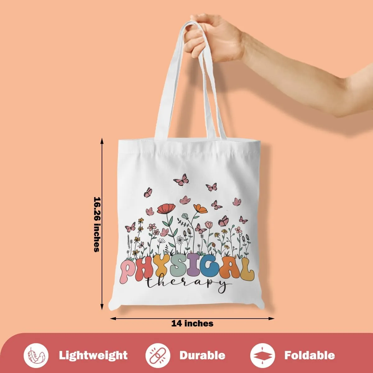 Turtle Gifts Shark Gifts Tote Bag, Hedgehog Horse Gifts for Women Girls, Animals Reusable Grocery Bag Shopping Bag