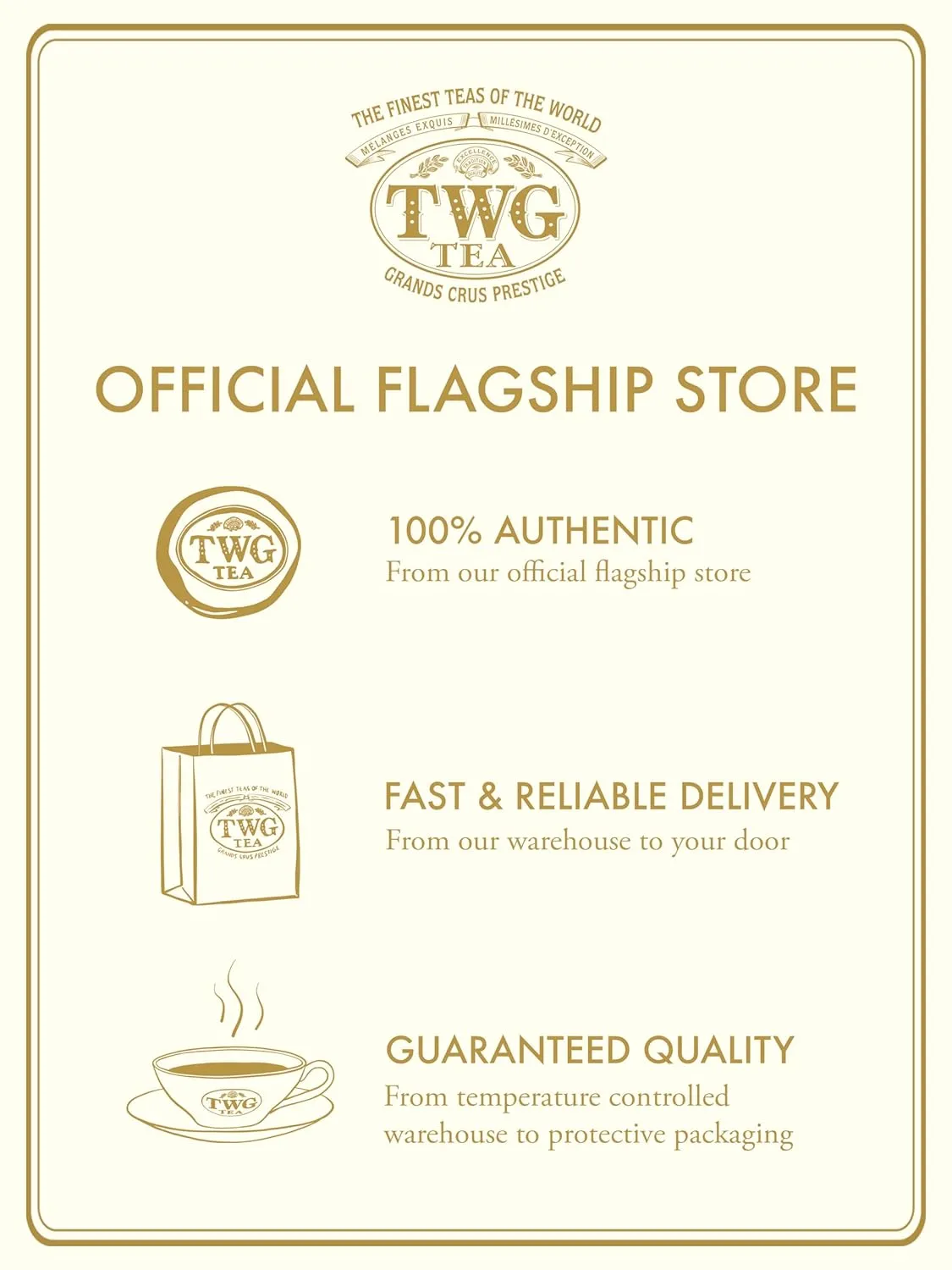 TWG Tea | Lung Ching | Green Tea | Aromatic Jade Infusion | 15 Hand Sewn Cotton Tea Bags | Gift Set