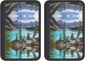 UNIOND Moraine Lake and The Valley Printed Car Seat Belt Cover 2 Packs Car Seat Belt Shoulder Pad Universal for Car Truck SUV