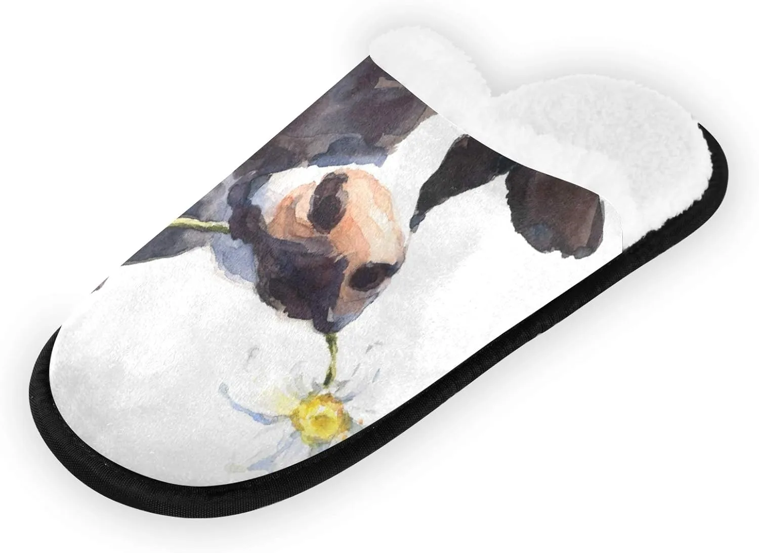 Unisex Slippers Fuzzy Feet Plush Cotton Slippers Anti-Slip Warm House Shoes M/L