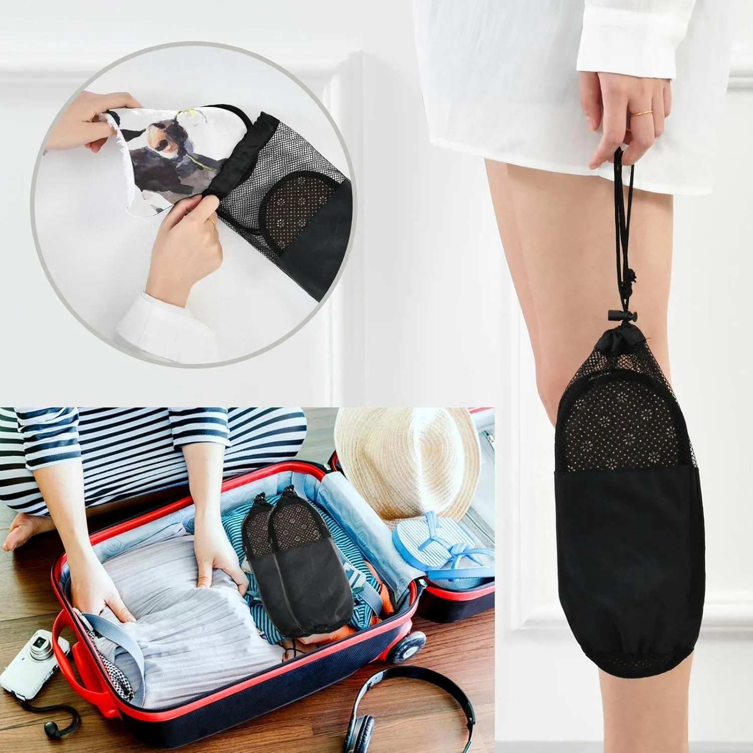 Unisex Slippers Fuzzy Feet Plush Cotton Slippers Anti-Slip Warm House Shoes M/L