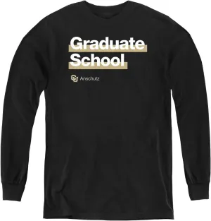 University of Colorado Anschutz Medical Campus Graduate School Bold Youth Long Sleeve T Shirt