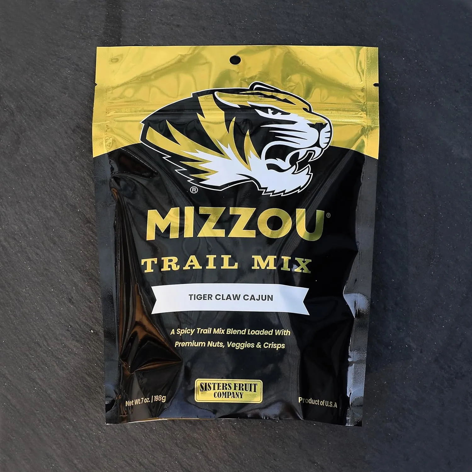 University of Missouri Tiger Claw Cajun Trail Mix (Pack of THREE 7oz Bags)