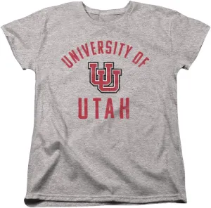 University of Utah Official One Color Utes Logo Women's T Shirt