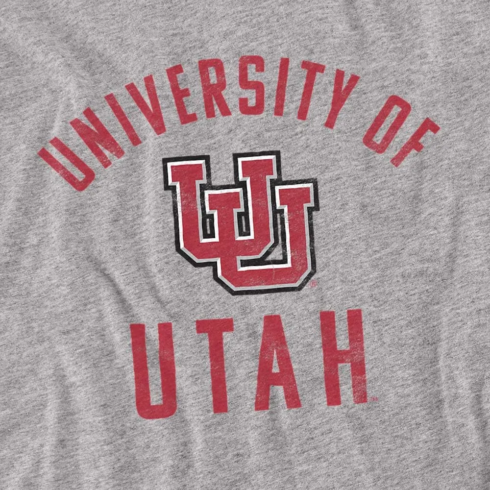 University of Utah Official One Color Utes Logo Women's T Shirt